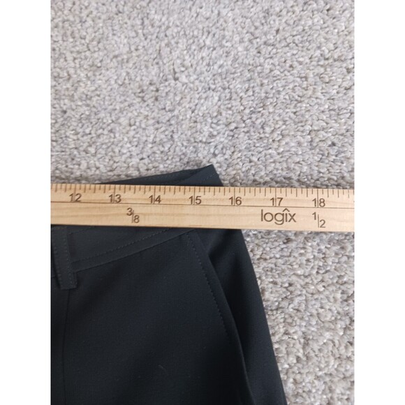 St John Caviar Womens Dress Pants 6 Black Flat Front - Picture 5 of 8